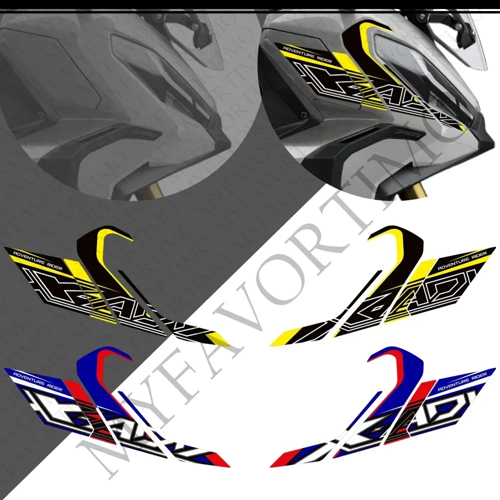 For Honda X-ADV XADV X ADV 750 Protector Tank Pad Kit Knee Wheel Decals Body Fender Shell Windshield 2021 - 2023 2024