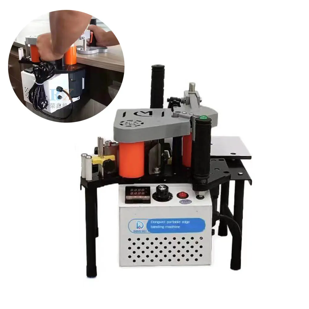 1200W Manual Edge Gluing Machine Double Side Gluing Portable Edge Banding Machine Woodworking Edge Gluing Machine 220V 110v