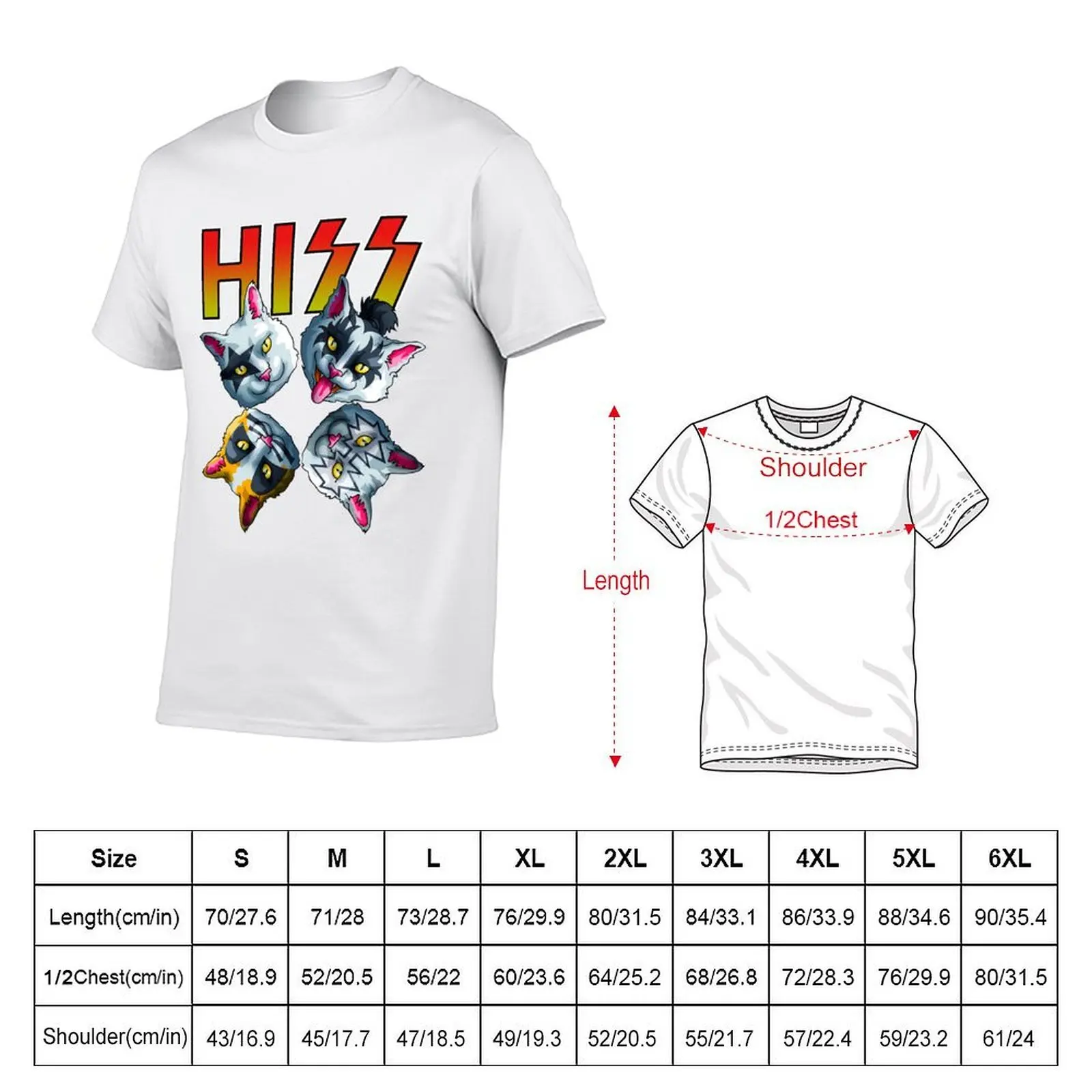 HISS T-Shirt funny t shirts cotton t shirts for man graphic funny T-Shirt