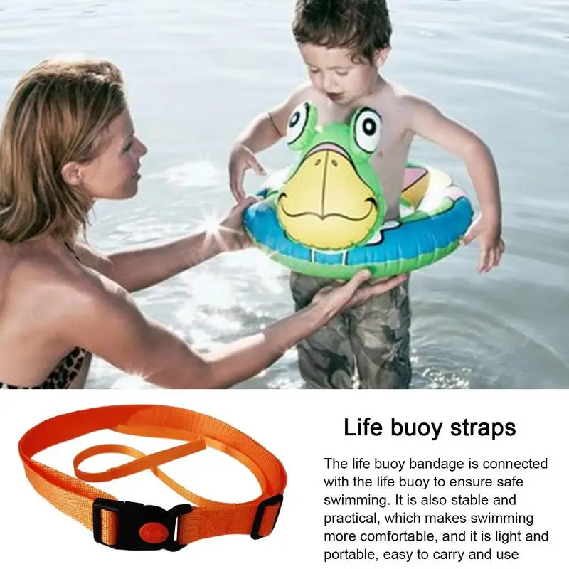 Swim Training Belts Lifebuoy Strap Waist Belt Swimming Buoy Webbing For Inflatable Swimming Buoy Tow Float Air Bag