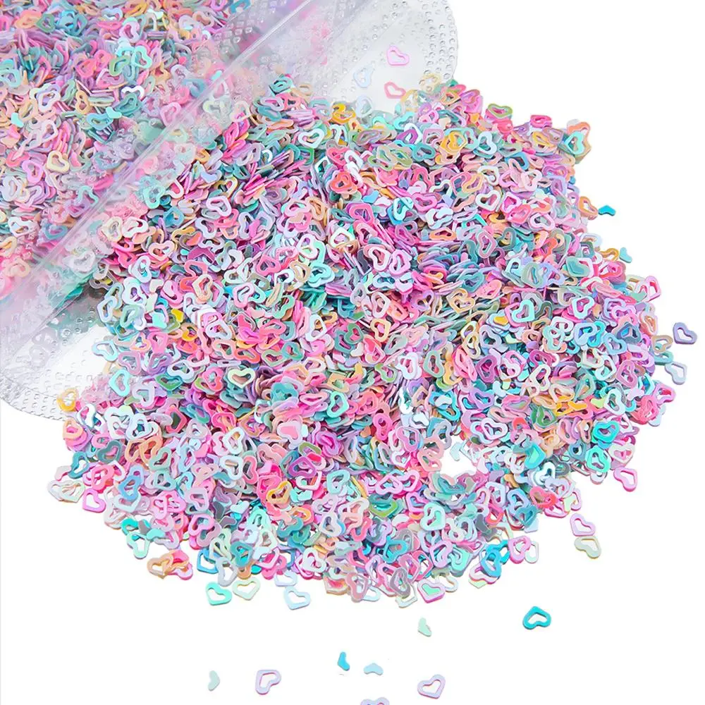 20g/bag Shiny Sequins Filler Colorful Epoxy Resin Filler Glitter Stars Letters Hearts Crafts For Silicone Mold Filler Nail Art