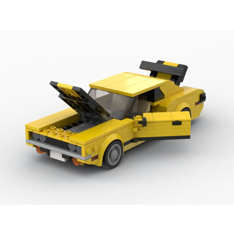 

MOC-153310 Yellow New Sports Iconic Supercar Building Block Model 342 Parts Boys' Children's Birthday Christmas Toy Gift