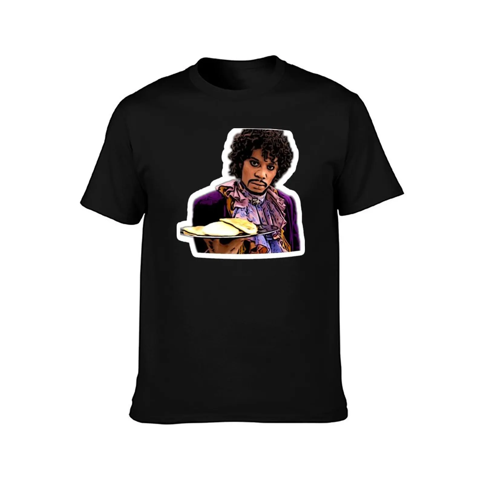 Pancakes! Dave Chappelle_s Prince Character T-Shirt, Summer Casual Cotton Tee, Oversized Streetwear Tops, Vintage Graphic Print