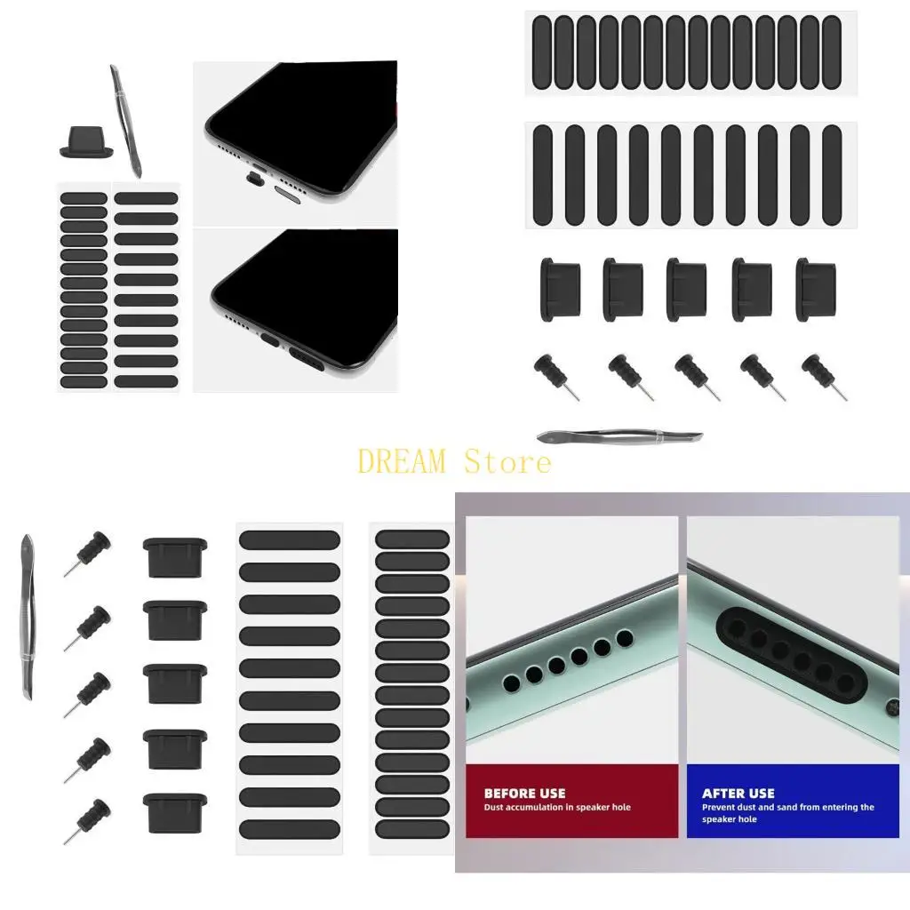 

Сетчатый динамик, антипылезащитный клейкий чехол, пылезащитная заглушка и пинцет для телефона 16 15, пылезащитные наклейки,