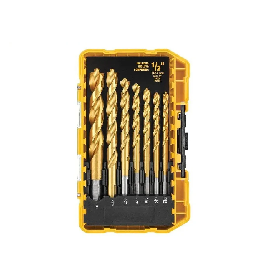 DEWALT 21PCS Drill Bit Set Electric Drill Bit Woodworking Twist Drill Power Tool Accessories DW1361