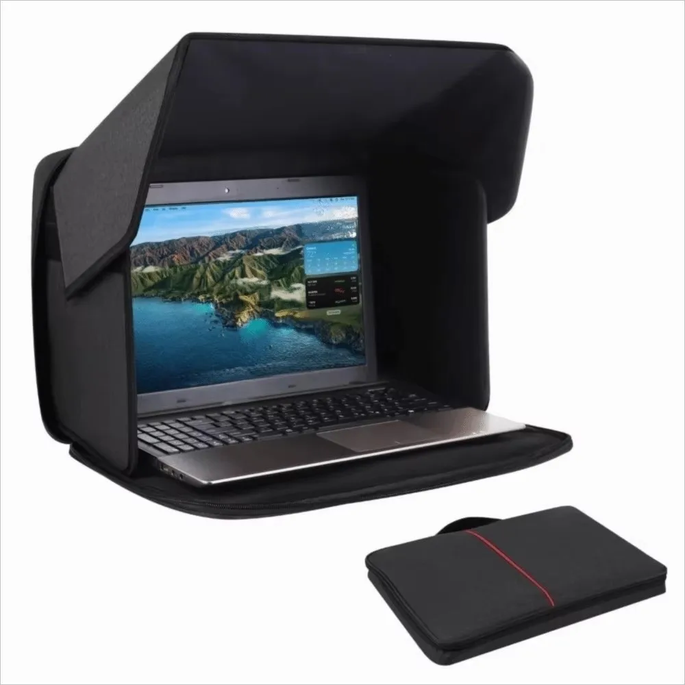 Foldable Laptop Sun Shade Portable Sun Protection Laptop Sun Glare Shield Multi-functional Shield Cover Laptop Privacy Screen