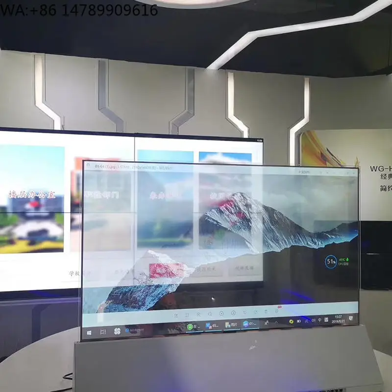 Custom-built LED Displays With Waterproof Protection Smart Interactive O Transparent Touchscreen Indoor For Theaters Museums Ele