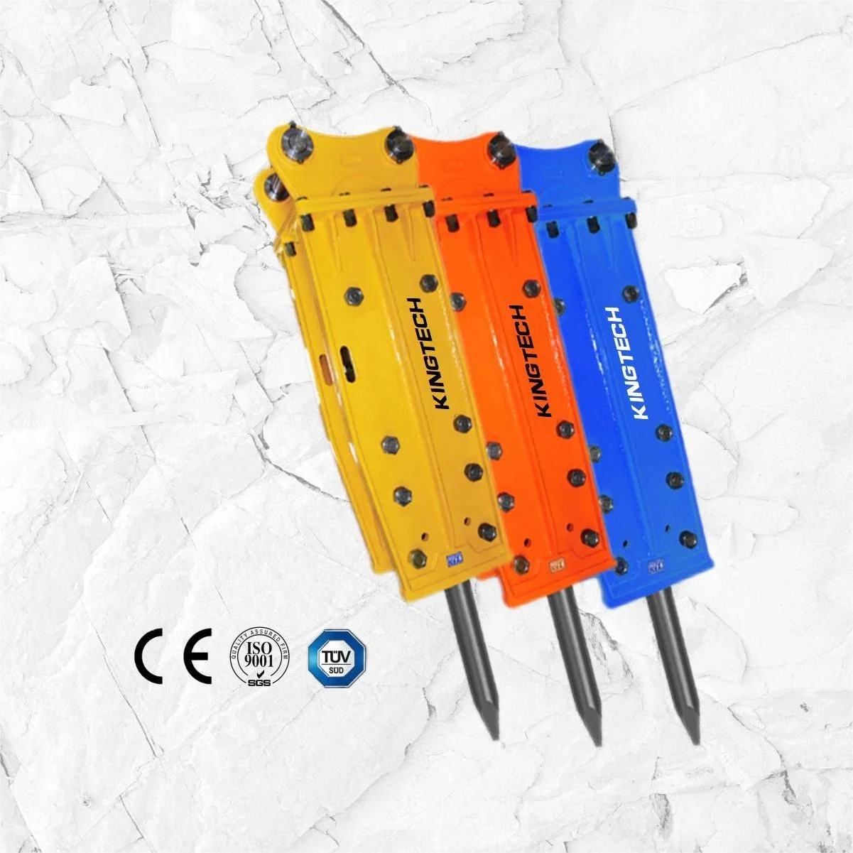 

Demolition Mining Equipment Excavator Concrete Rock Hydraulic Breaker Hammer for Mini Excavator Msb40 1 2 Ton 1ton