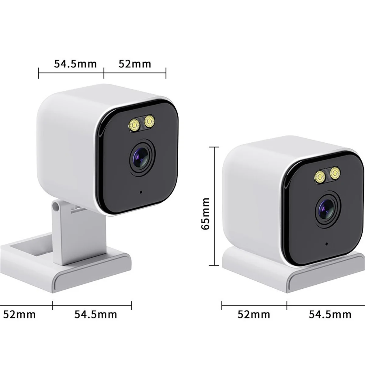 4MP 2K Ultra HD Mini WiFi Camera Two-Way Audio Human Detection Color Night Vision Magnetic Mount Cloud Surveillance Security