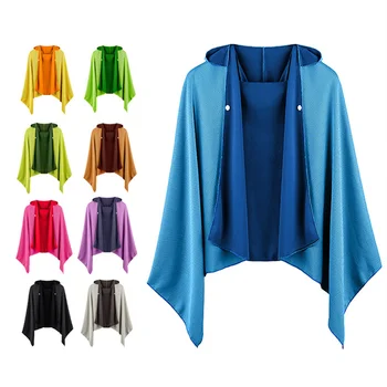 Cooling Hooded Towel Poncho 1
