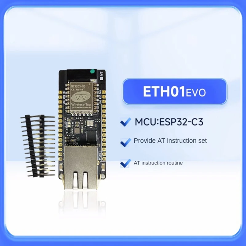 Hot ETH01-EVO ESP32-C3 Wifi Bluetooth Development Board Ethernet 3 In 1 Iot Gateway Communication Gateway With POE Module