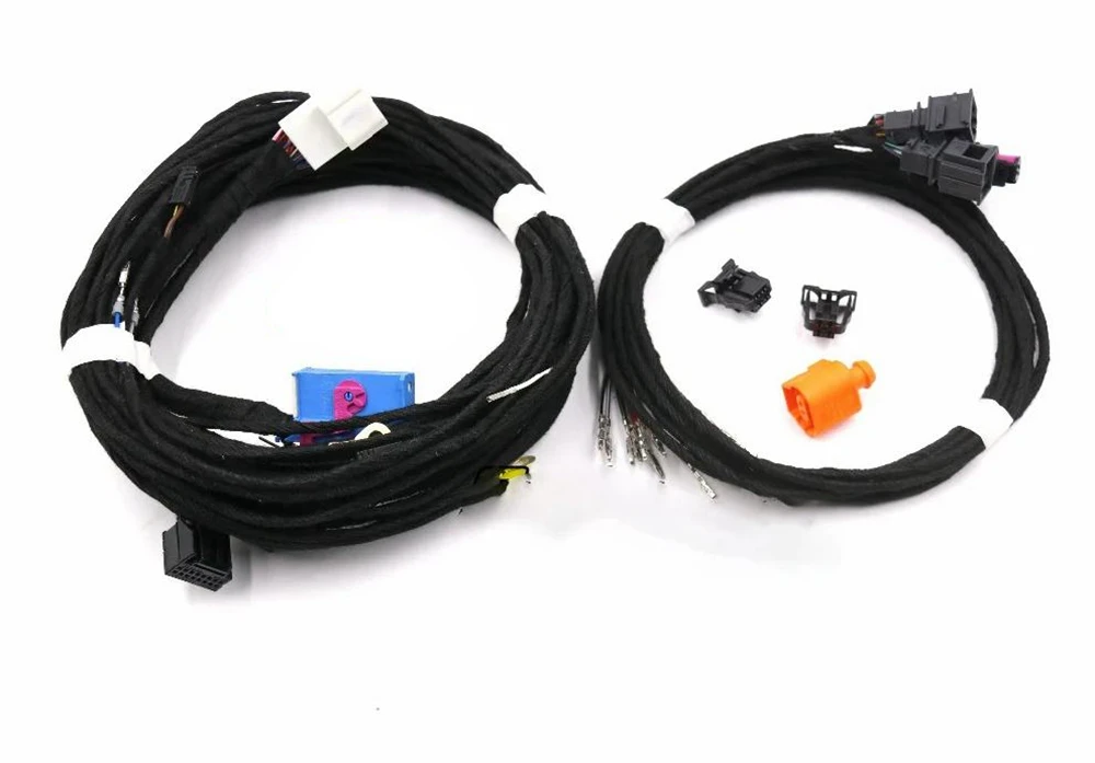 For Golf 7 MK7 Passat B8 Touran Octavia Q3L A3 Keyless Entry Kessy System Wirings + Start Stop System Harness Wire Cable