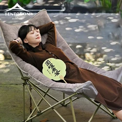 Outdoor Camping Chair Portable Winter Add velvet Moon Chair Cotton Cushion Outdoor Garden Picnic Relax Fishing Chair Cushion