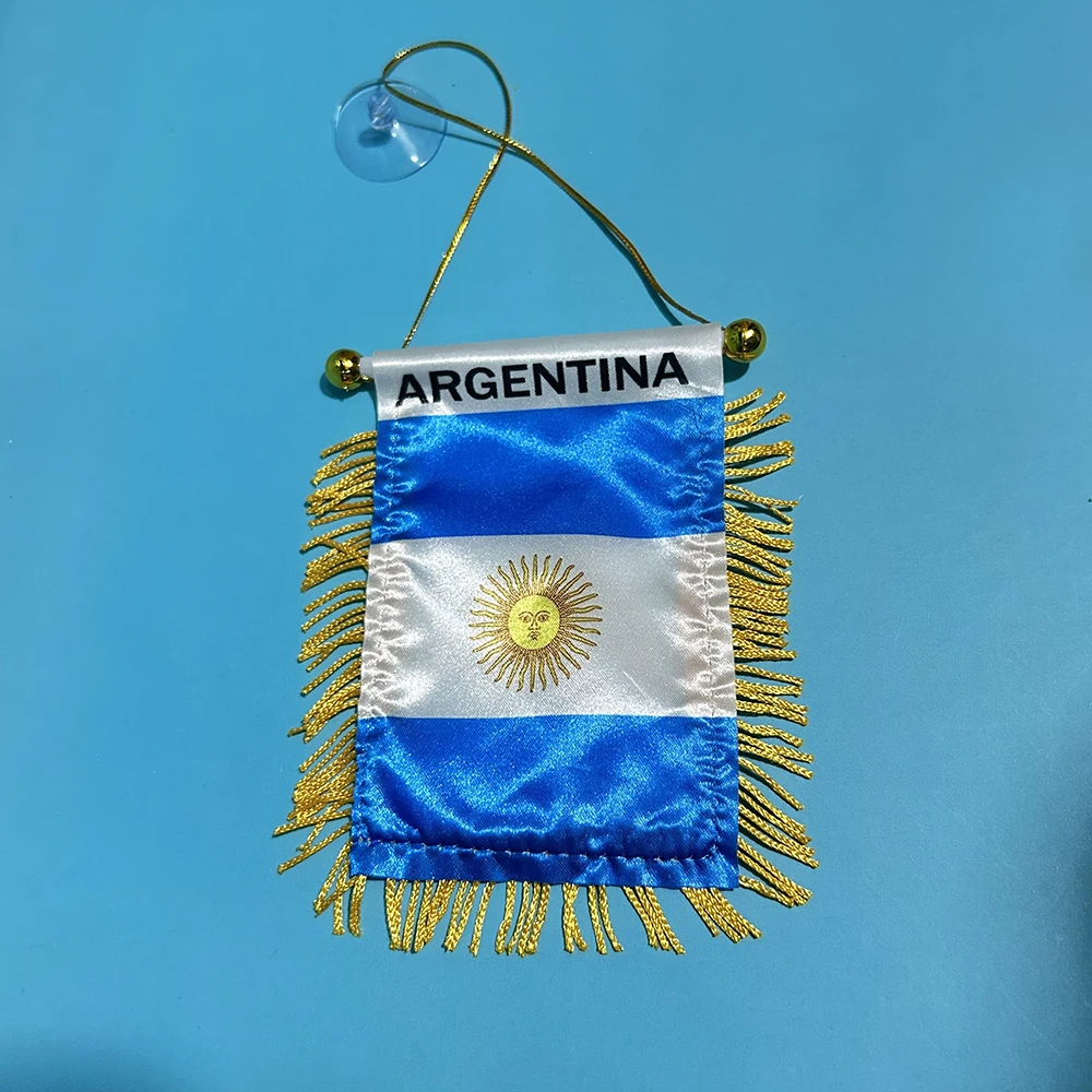 Bandera Argentina para coche Sky Flag doble cara poliéster - imagen 2