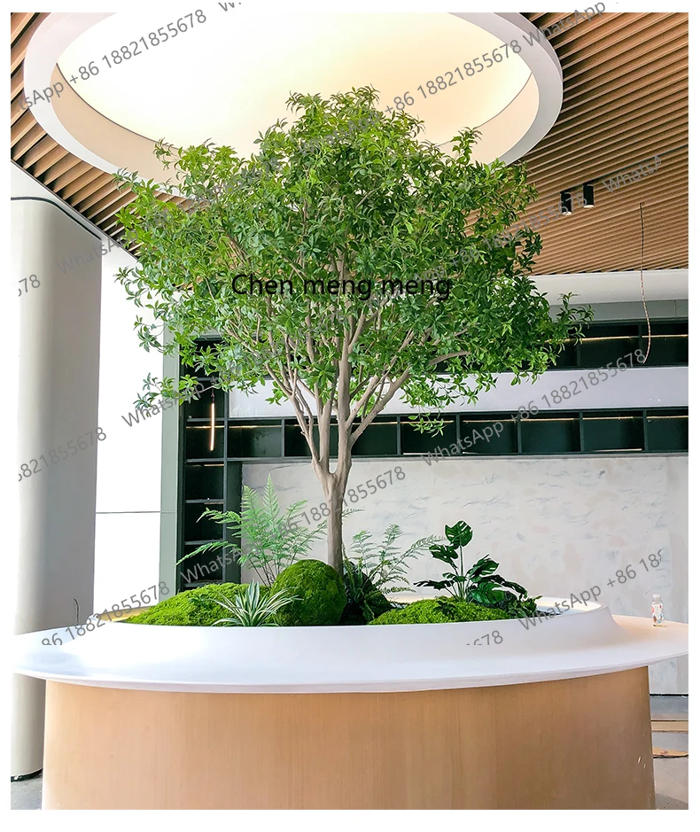 

Simulation plant, interior decoration tree, bionic green plant, large fake tree, simple landscape