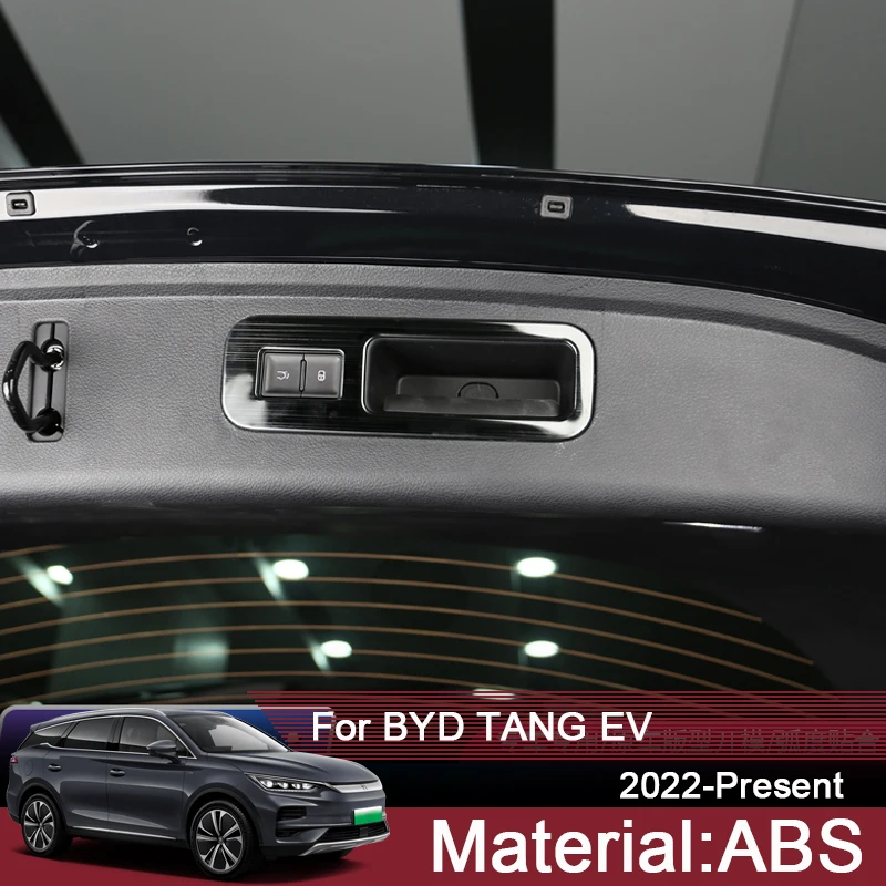 

For BYD TANG EV 2022 Electric Tail Door Switch Decorative Sequins Car Styling Internal Protection Sequin Sticker Accessories