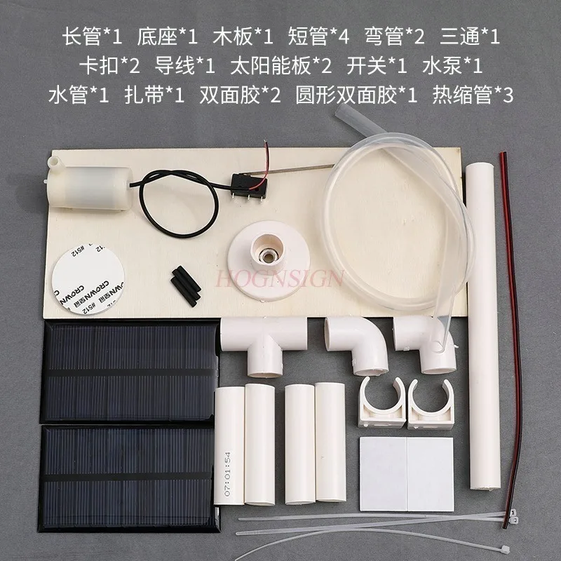 

1 комплект, посылка из материалов «сделай сам», солнечный диспенсер с двойной головкой, технология, изобретение, студенческая ручная работа