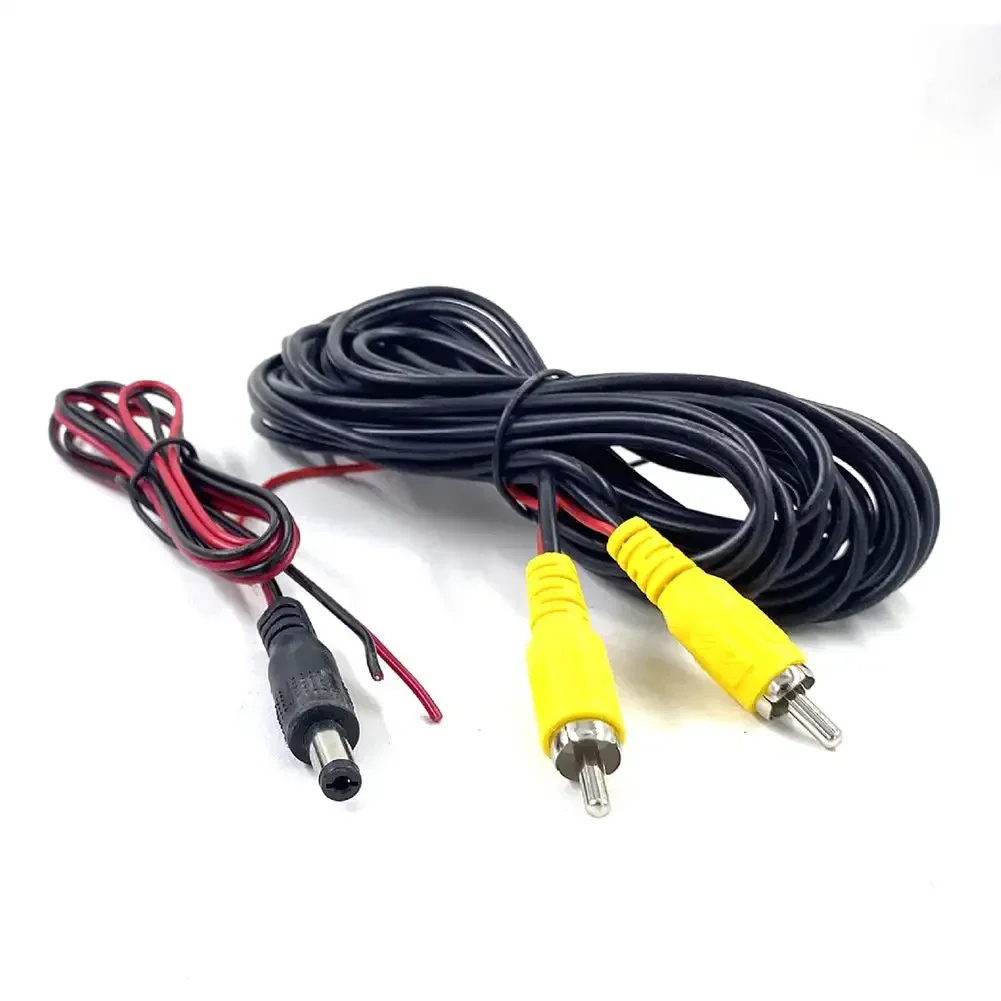 RCA 6M Video Cable For Car Rear View Camera Universal Wire For Connecting Reverse Camera With Car Multimedia Monitor Universal