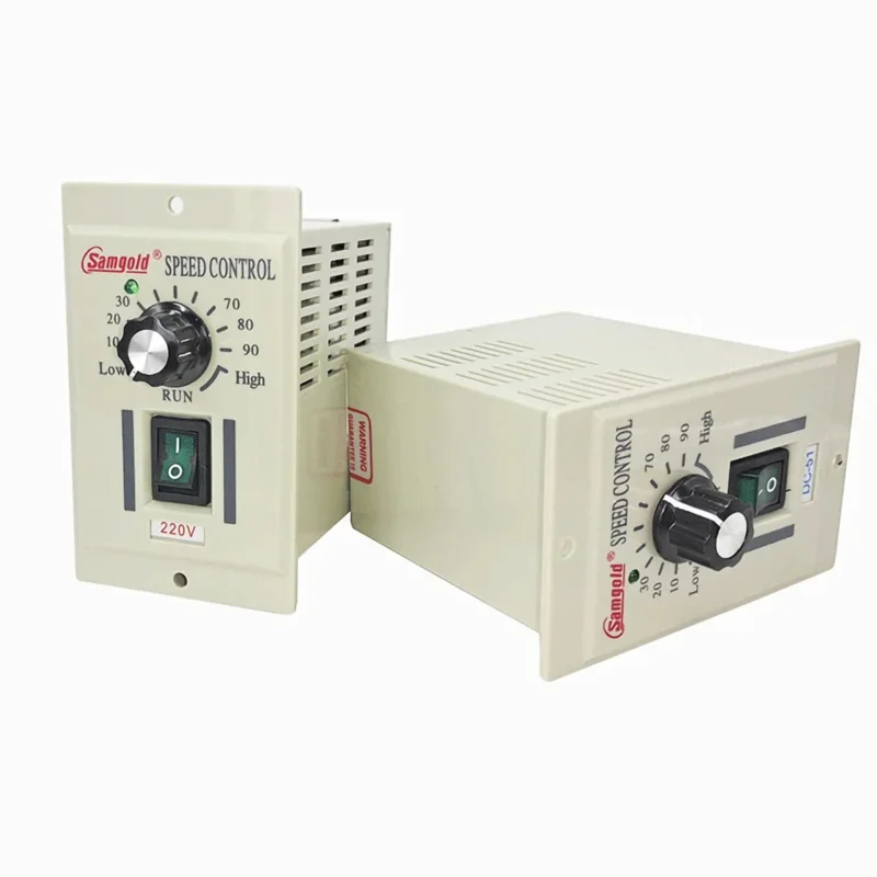 

DC Speed Controller Permanent Magnet Brush Motor Speed Controller AC 110V Input And Output 24V36V6 0V 90V DC-51