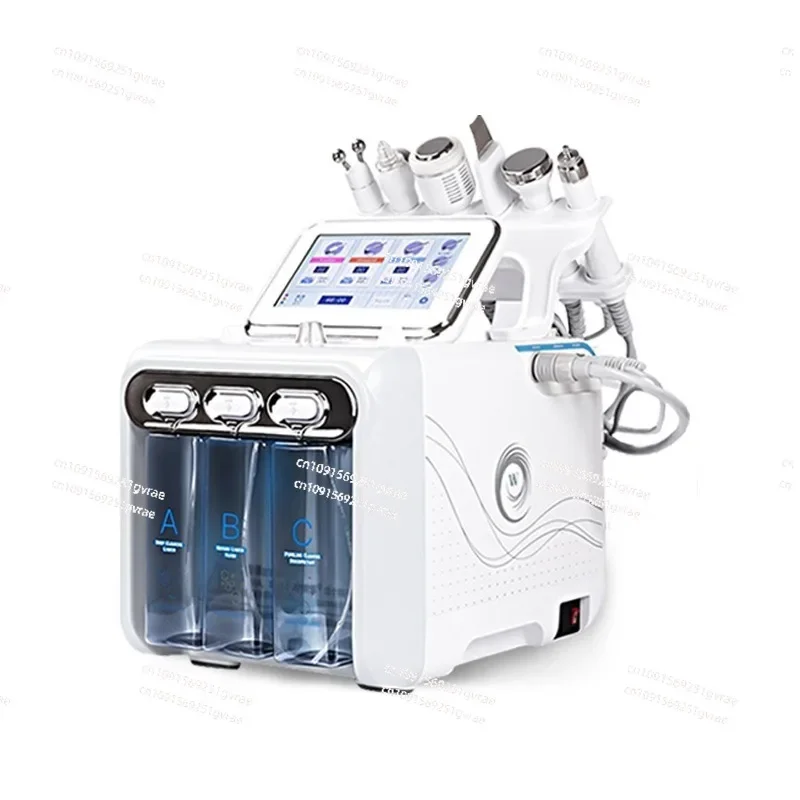 Hydrogen and oxygen small bubbles clean oxygen injection instrument replenish water and introduce it into the skin