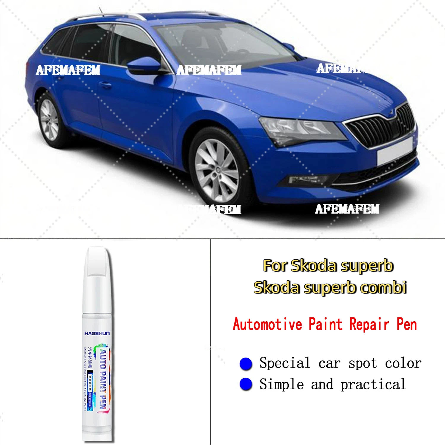 For Skoda superb Skoda superb combi Professional Paint Touch Up Pen Restores Original Factory Paint Finish, Enhances Gloss