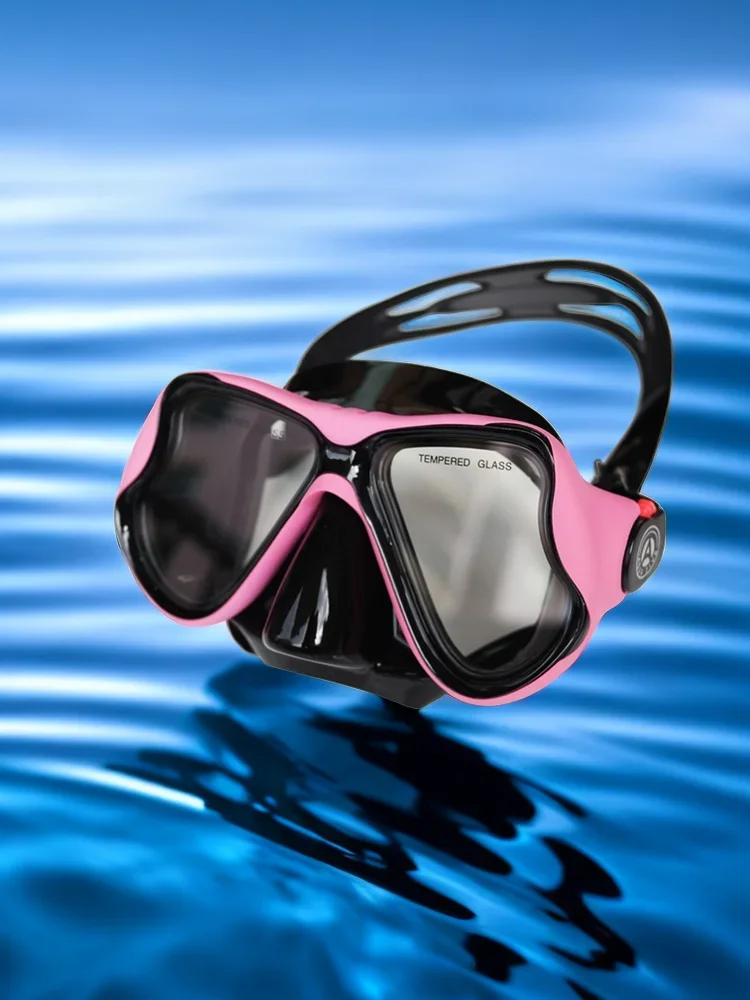 Diving goggles myopia adult free snorkeling Sanbao anti-fog tempered glass GoPro mask breathing tube deep diving