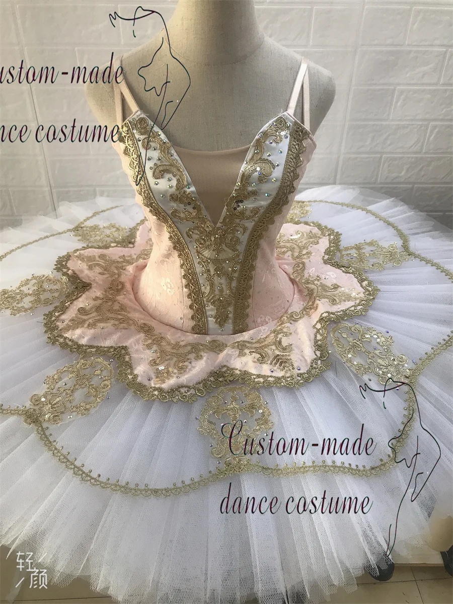 Nouvelle jupe de Ballet costume Tutu crêpe classique professionnel jupe courte de Ballet simplifiée pour adultes et enfants