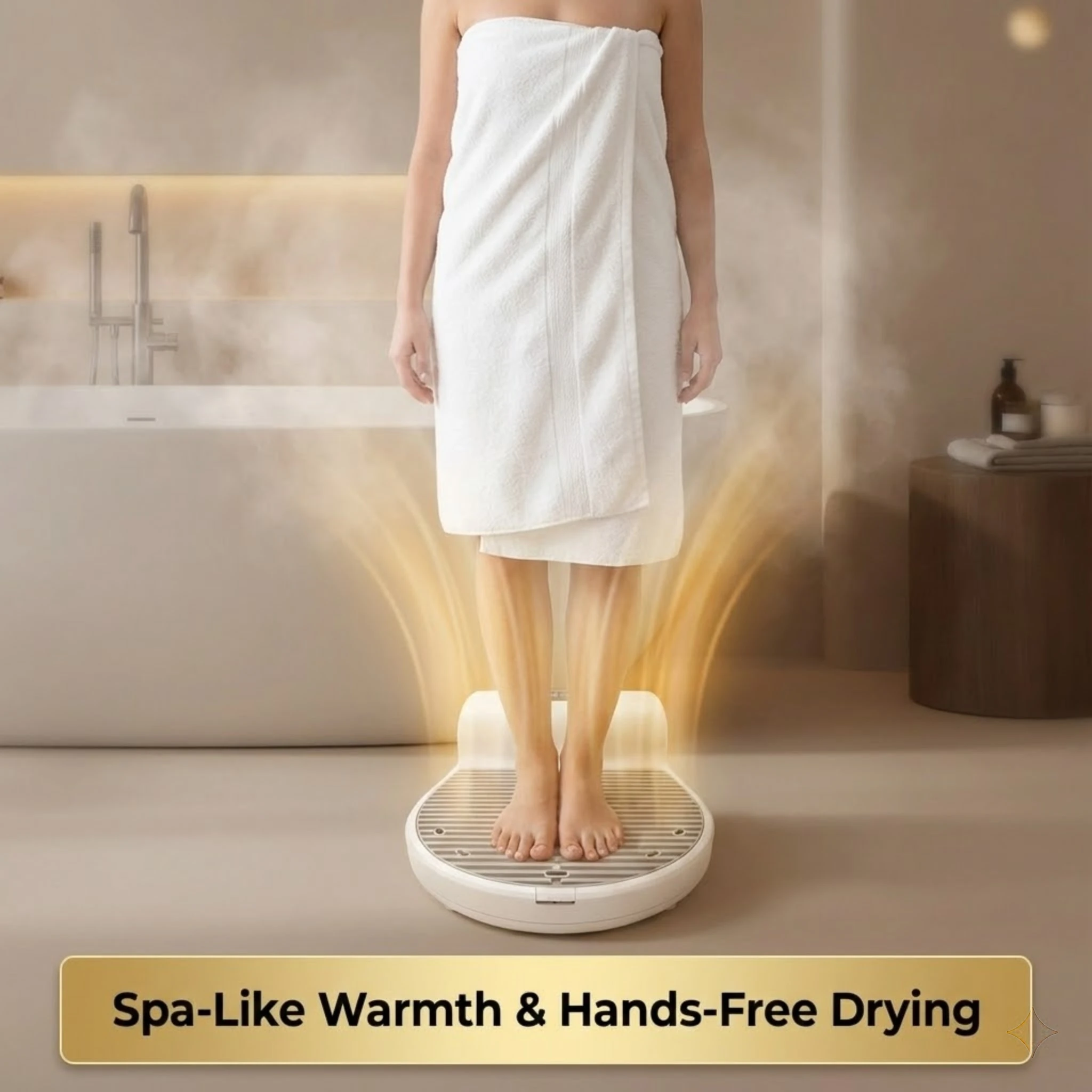 

Smart Body Dryer Machine Bathroom Foot Warmer Device Hands Free Negative Ion Fast Drying for Elderly Pregnant