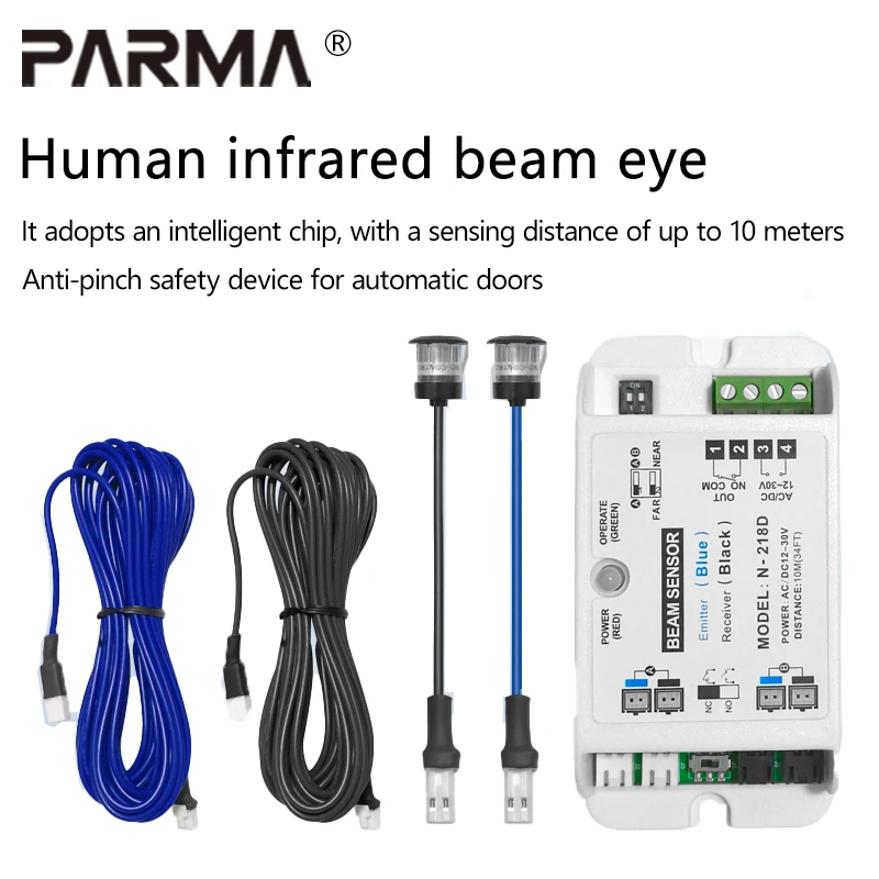 

Automatic door safety light electric sensor door light eye beam safety light human body infrared beam electric eye