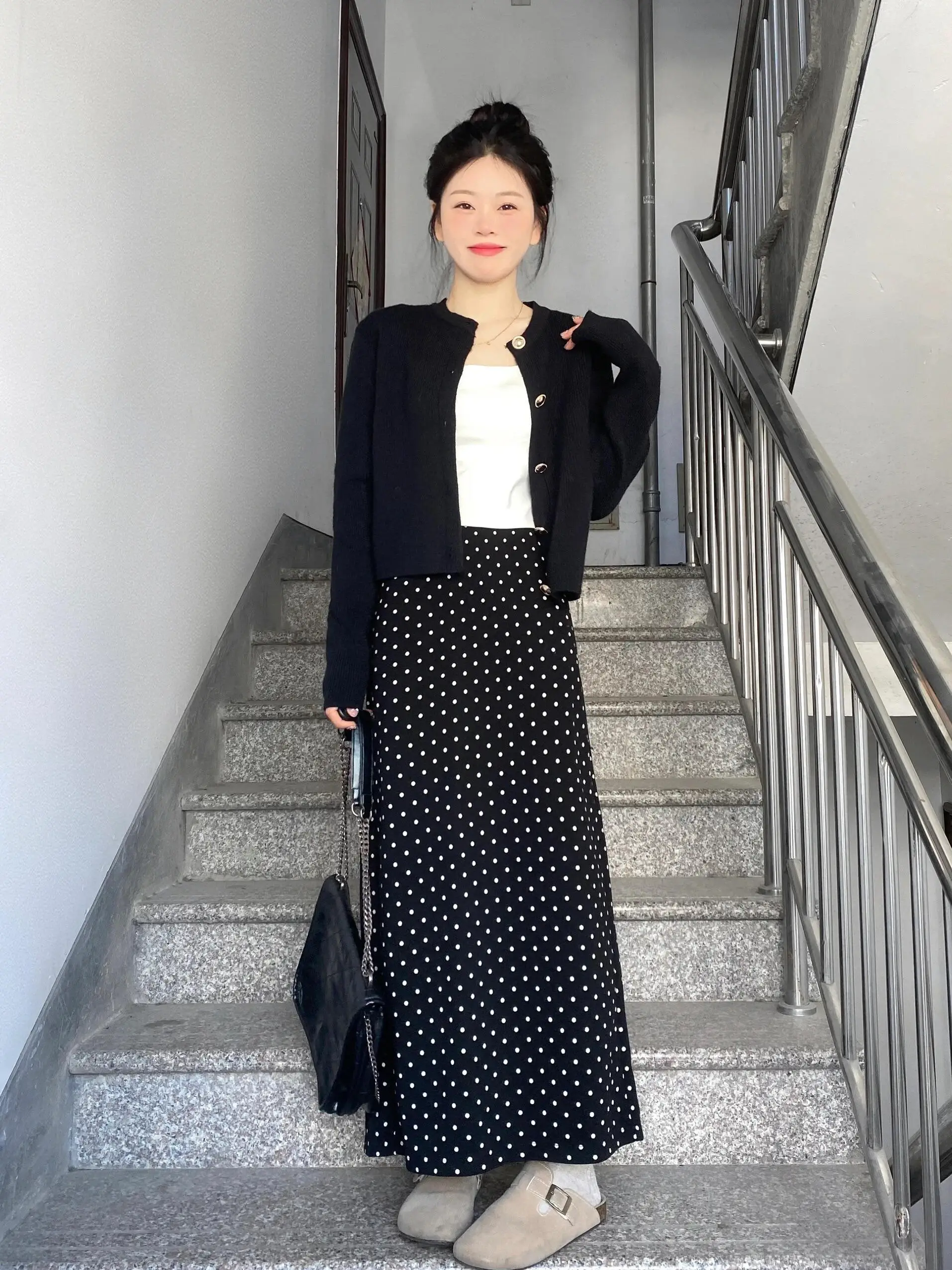 

Tweed Jacket Beige Womens Winter Quilted Padded Puffed Thickened Slim-Fit Fashionable Elegance Ladylike Waist-Cinching Insulated