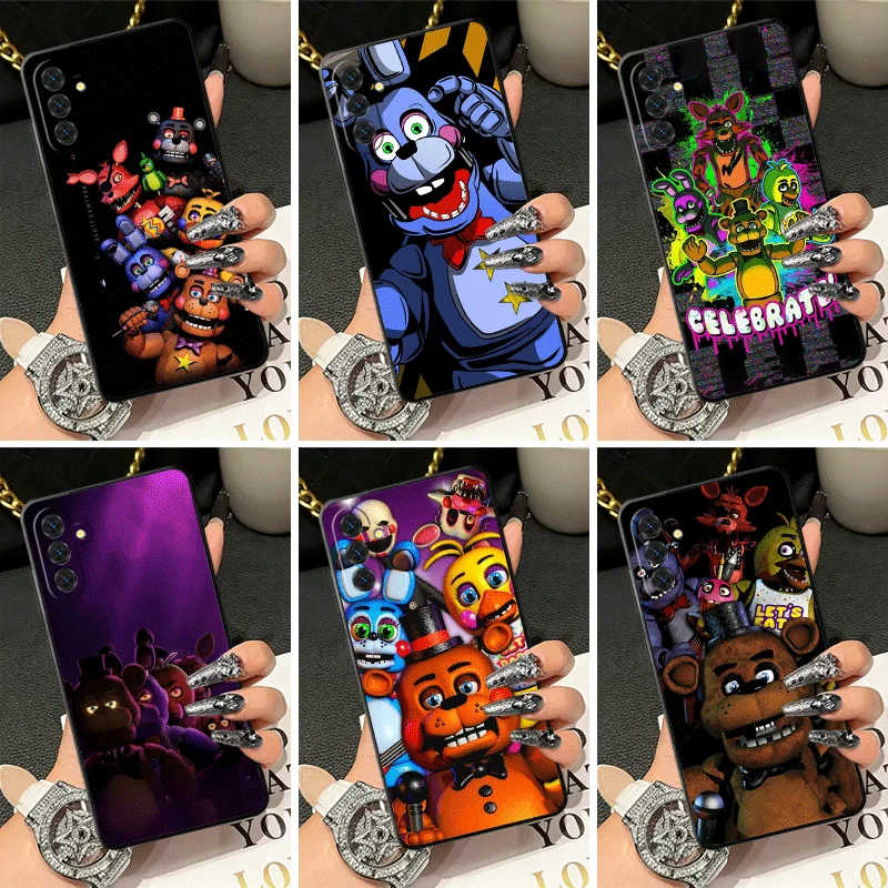Soft Silicone Phone Case for Samsung A17 A16 A15 A14 A13 Five N-Nights At F-Freddys Shell A57 A56 A55 A54 A53 A37 A36 A27 A26 A3