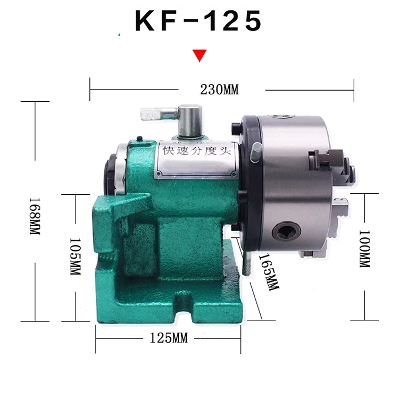 Simple Dividing Head Milling Machine Small Universal Drilling Machine Vertical and Horizontal Dual-purpose Indexing Plate