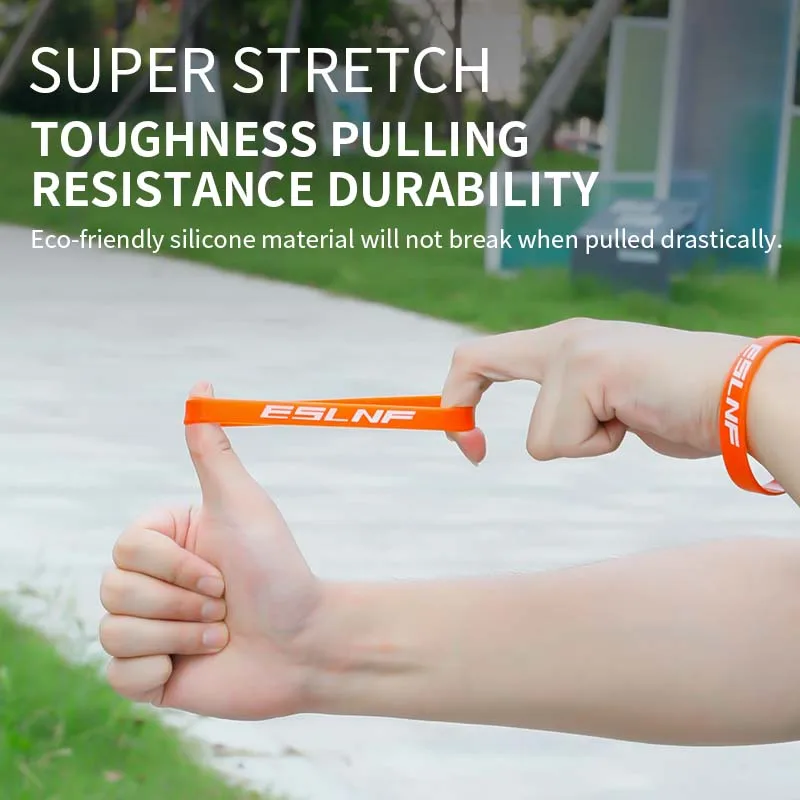 맞춤형 방수 부드러운 탄성 고무 스포츠 손목 밴드 실리콘 손목밴드