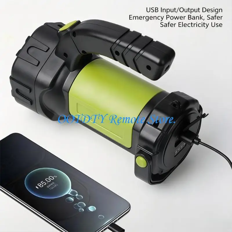 

Small Heavy Duty Flashlight with Waterproof Design & Long Service Battery Multifunction Handheld Flashlight for Emergency