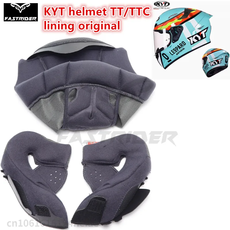 KYT Full-face Helmet TT/TTC/NF-R/NX-F/NF-J/NZ Lining Half Helmet GP Lining M-2XL Chin Mesh Original Helmet Accessories