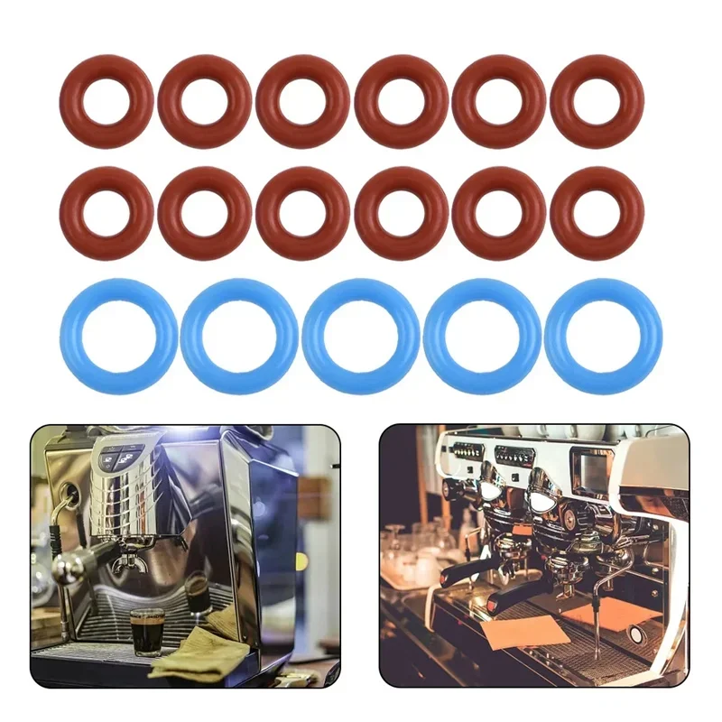 17 peças de anéis de vedação (O-rings) para Breville BES920 BES900 BES980 BES990 Dual Boiler, tubo de conexão macio para sonda de vapor, anéis de vedação para caldeira Breville