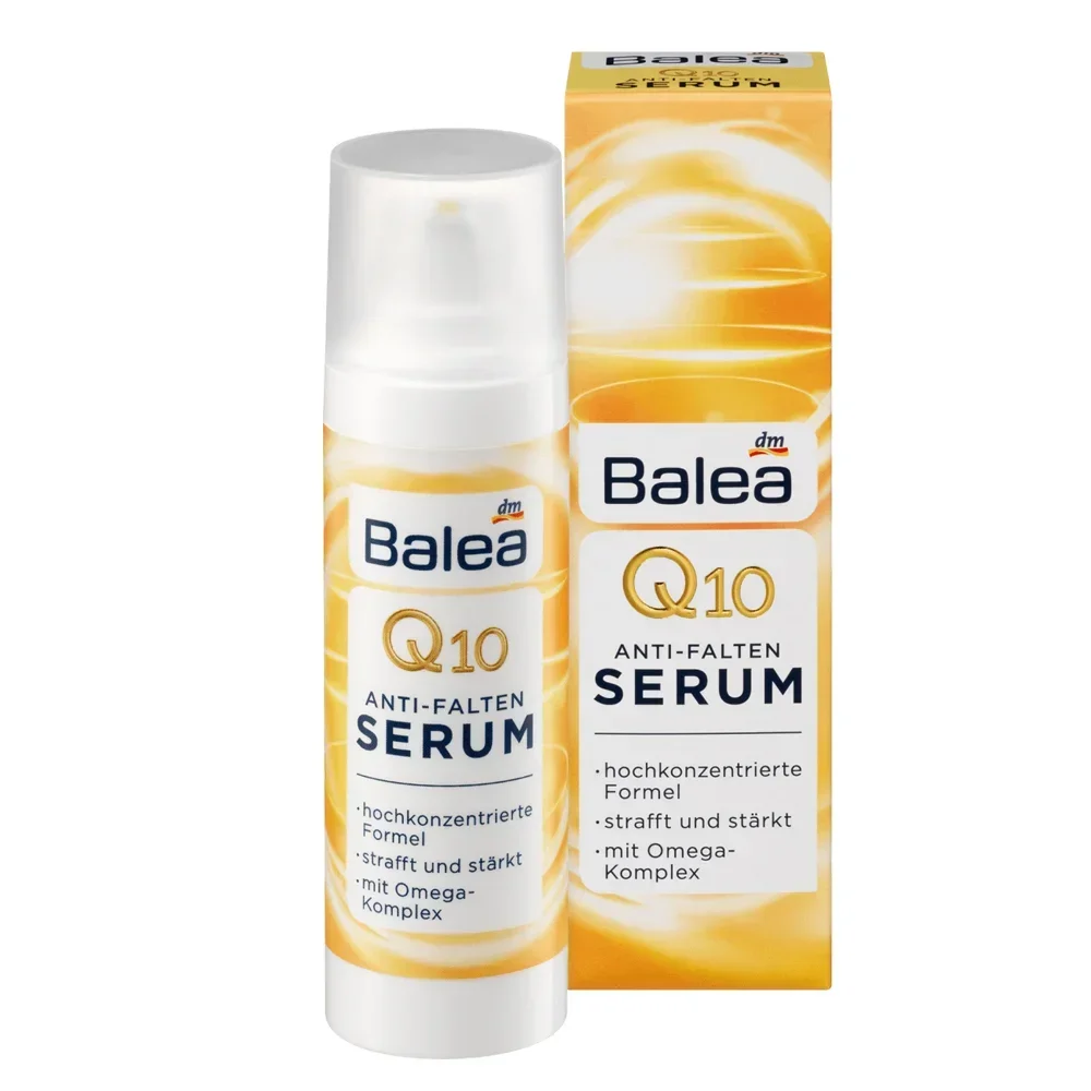 Balea Q10 Serum perawatan kulit Anti penuaan, Serum Anti kerut, Losion Omega Complex, pengencang, elastis, Pelembab, energi, perawatan kulit Anti Penuaan