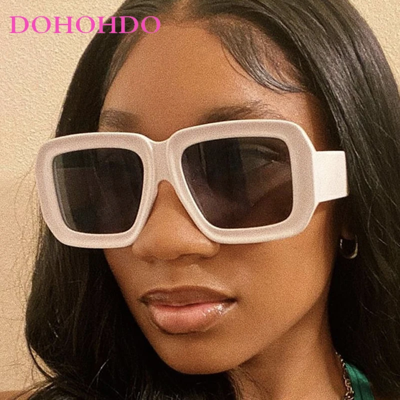 

New Fashion Square Sunglasses Woman Luxury Brand Big Frame Punk Sun Glasses Men Outdoor Travel Eyewear UV400 Gafas De Sol Mujer