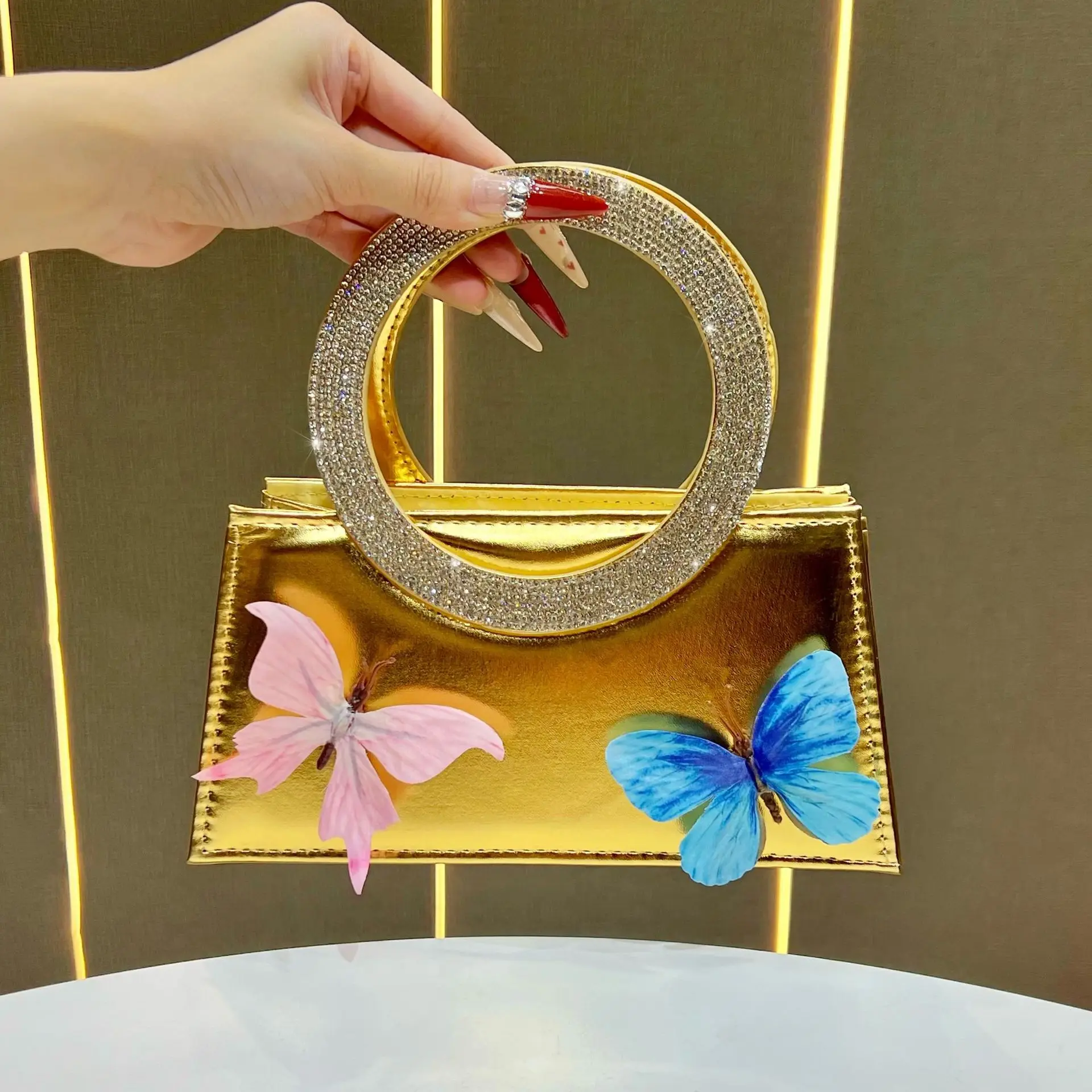 

Сумочка, модная сумка с бриллиантами, легкая роскошная сумка для знаменитостей, сумка-мессенджер