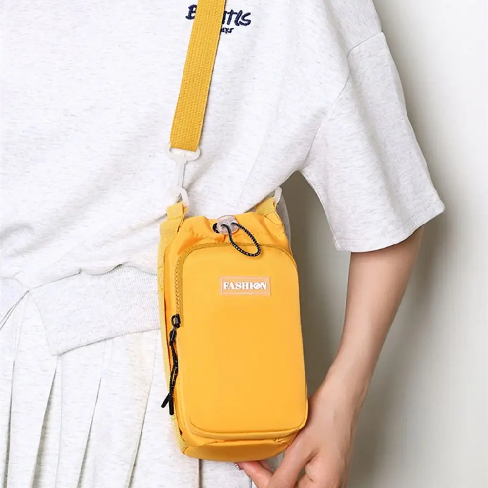 

Adjustable Shoulder Strap Crossbody Water Bottle Bag Wear-resistant Waterproof Water Bottle Protective Sleeve Casual