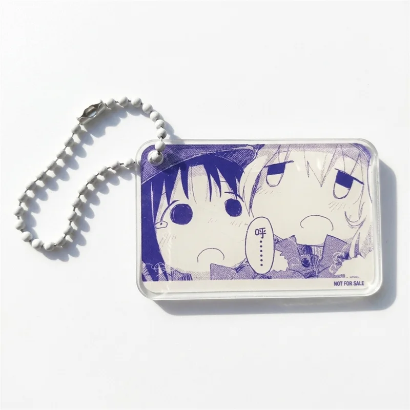 Anime Shoujo Shuumatsu Ryokou Girls' Last Tour Chito Yuuri Cosplay Keychain Keyring Pendant Backpack Accessories Jewelry Prop