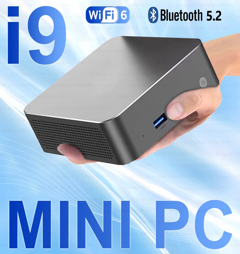 

2025 MINI PC Core i9 8950HK N5095A 16GB LPDDR4 1TB 2TB M.2 SSD Windows 11 Pro Computer Wifi6 UHD Graphics BT5.2 PC Gamer Desktop