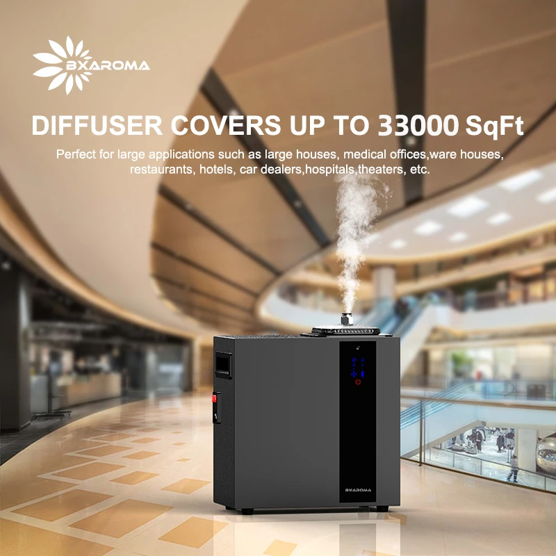 A5000 Large Area Nebulizer Aroma Diffuser HVAC Scent Machine Programmable Electric Fragrance Diffuser