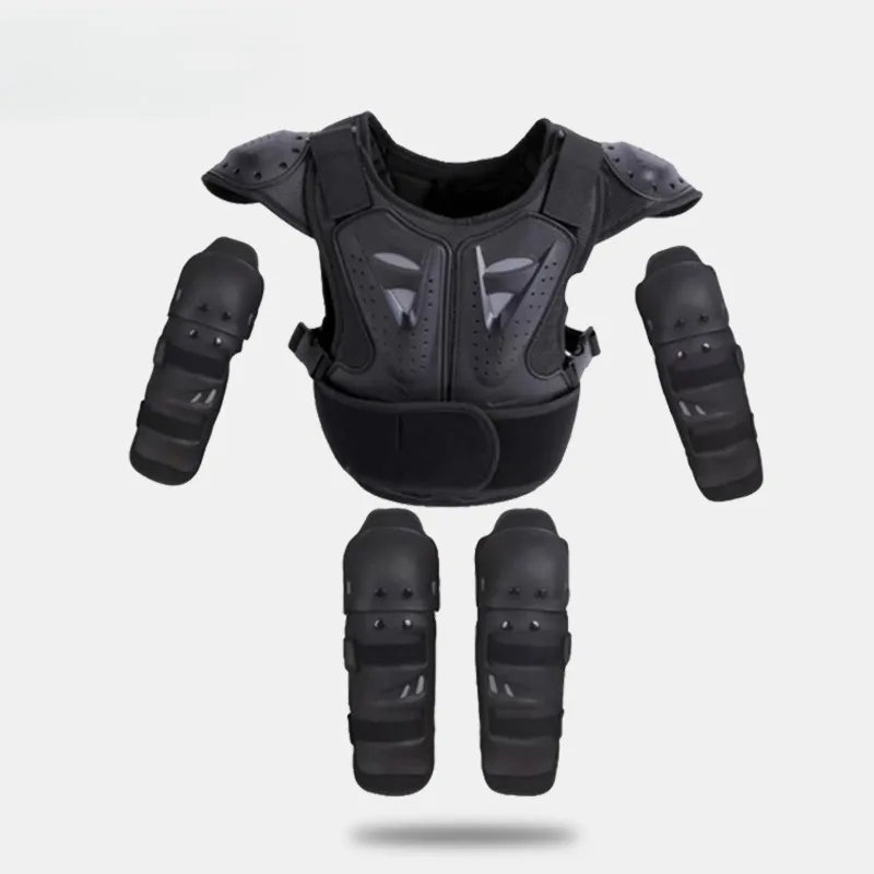 Kids Motorcycle Armor Suit Off Road Riding Anti Fall Protective Gear Set for Balance Bike BMX Cycling Racing Sports