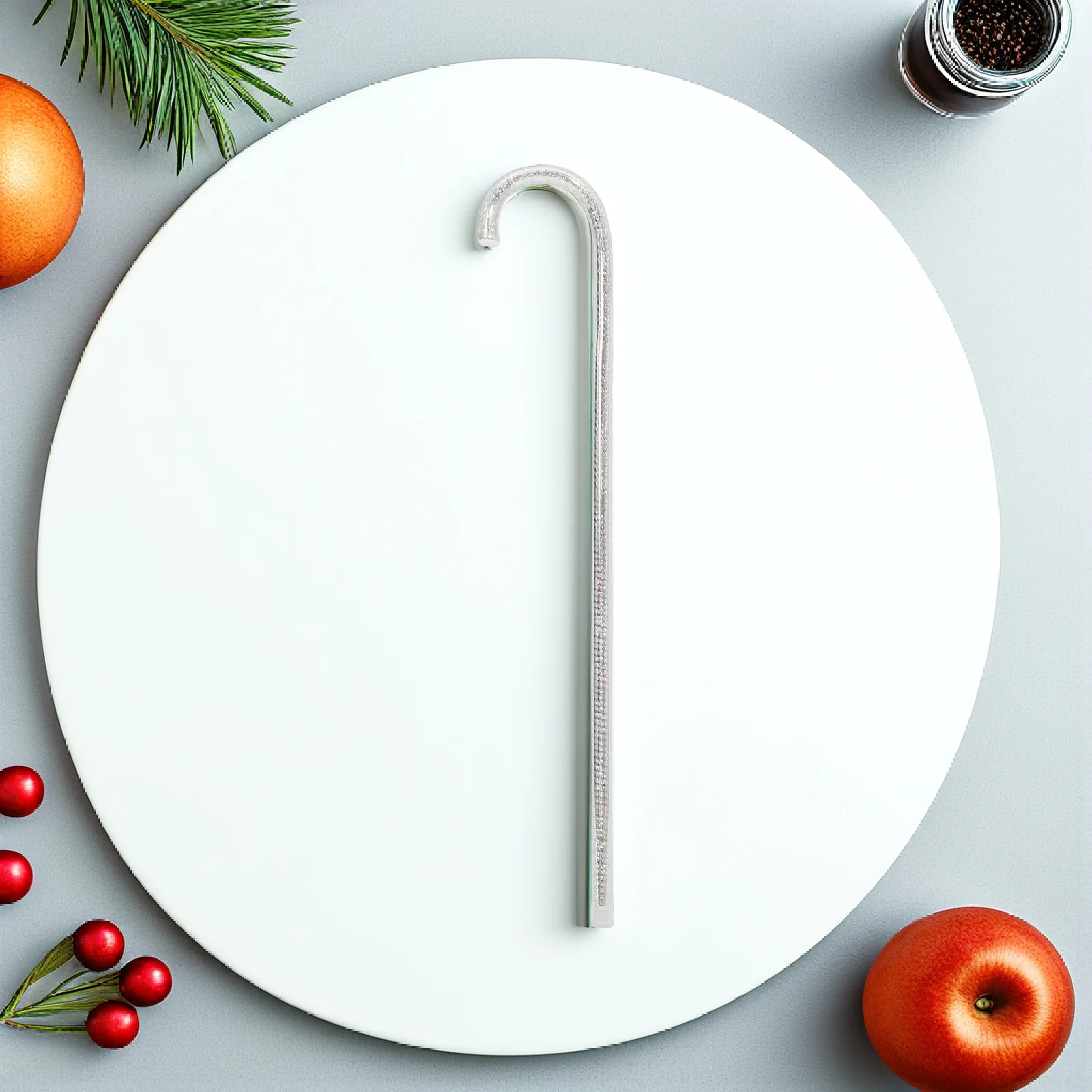 

Jazz Dance Cane Silver 60cm Children Crutches Punk Style Props Performance Cosplay Party Supplies Walking Stick Accessory