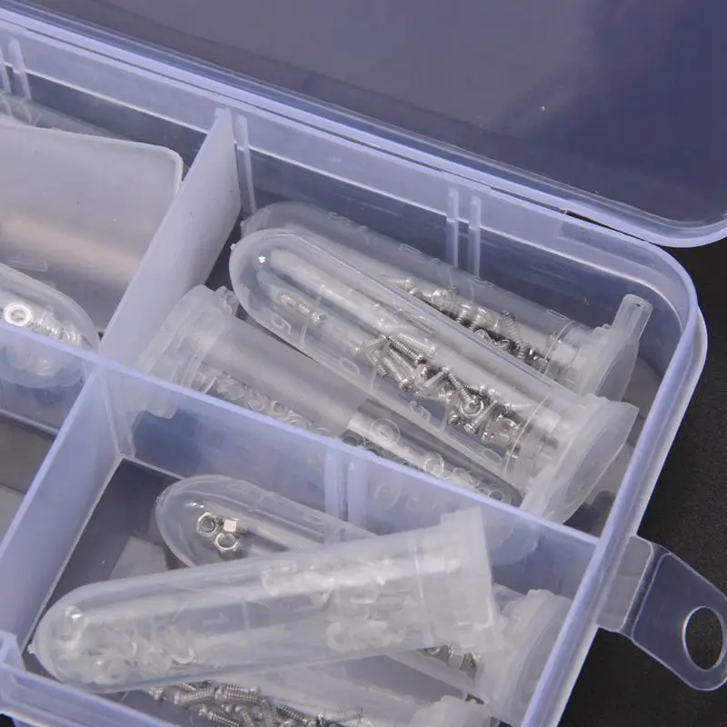 

Optical Glasses Repair Kit Eyeglass Repair Screws Tool Box Eyeglass Sunglasses Screw Nut Nose Pad Assortment Set