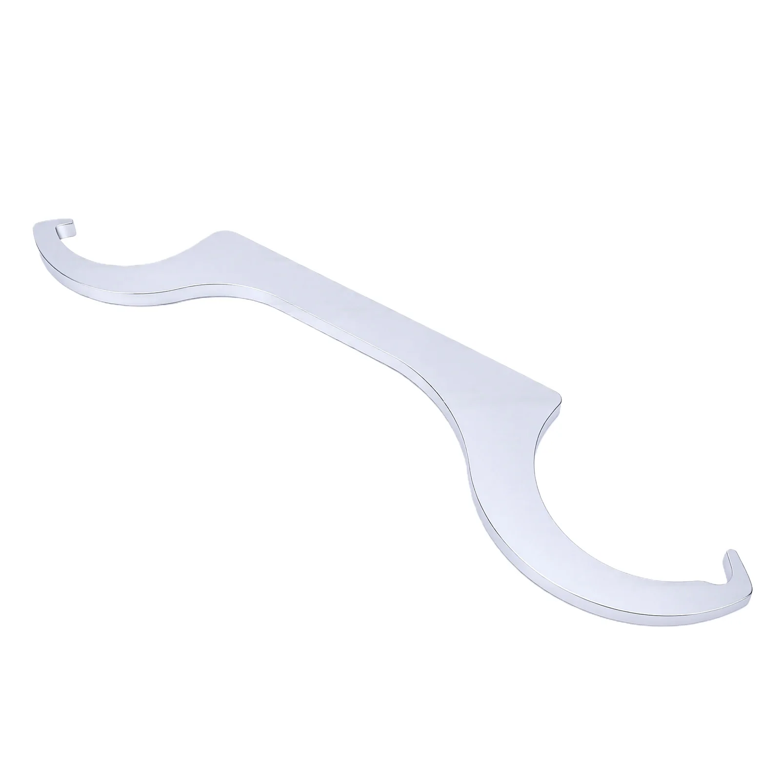 

Motorcycle Shock Spanner Chrome 68-87mm Double Ended C Spanner Shock Adjustment Tool for Street Bike ATV Motorcycle Shock Wrench