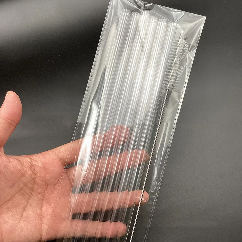 6 Pack Glass Straws For Owala 40 Oz Tumbler Drinking Cup Straws Drinking Cup Straw Replacements Kitchen Dining Bar Straws