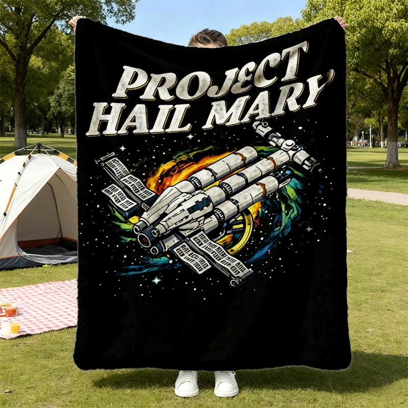 Tau Ceti Rocky Get In Losers Flannel Blanket, Project Hail Mary Book Flannel Throw, Home of Astrophage, Amaze Jazz Hands