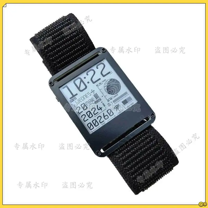 

ESP32 watch 1.54 inch electronic ink screen E-lnk open source programmable WatchforArduino